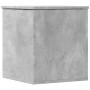 Caja de almacenaje madera ingeniería gris hormigón 40x42x46 cm de , Baúles de almacenamiento - Ref: Foro24-840649, Precio: 45...