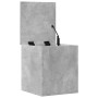 Caja de almacenaje madera ingeniería gris hormigón 40x42x46 cm de , Baúles de almacenamiento - Ref: Foro24-840649, Precio: 45...