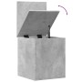 Caja de almacenaje madera ingeniería gris hormigón 40x42x46 cm de , Baúles de almacenamiento - Ref: Foro24-840649, Precio: 45...