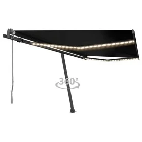 Automatische Markise LED-Windsensor Anthrazitgrau 400x300 cm von vidaXL, Markisen - Ref: Foro24-3069754, Preis: 693,92 €, Rab...