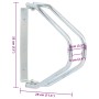 Soporte de pared para bicicletas 2 uds acero galvanizado de , Bases y soportes para almacenar bicicletas - Ref: Foro24-400860...