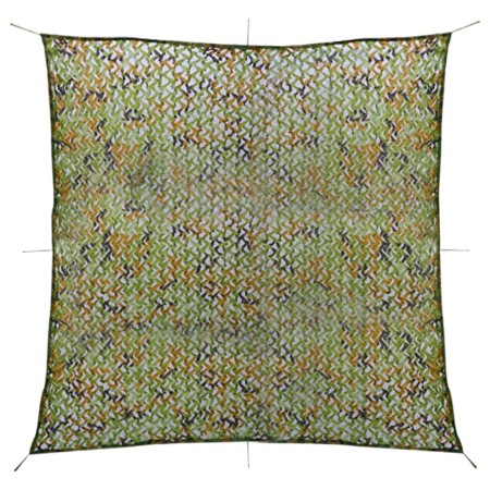 Red de camuflaje con bolsa de almacenamiento verde 5x5 m de , Equipamiento de protección para caza y tiro - Ref: Foro24-13589...