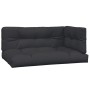 Set de sofás de palets de jardín y cojines 4 pzas madera acacia de , Sofás de exterior - Ref: Foro24-3209454, Precio: 636,98 ...