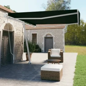 Toldo de pie manual retráctil gris antracita 400x350 cm de vidaXL, Toldos - Ref: Foro24-3069619, Precio: 459,01 €, Descuento: %