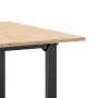 Mesa de comedor marco O madera maciza pino y acero 90x90x75 cm de , Mesas de cocina y de comedor - Ref: Foro24-3282674, Preci...