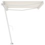 Toldo de pie manual retráctil crema 400x350 cm de vidaXL, Toldos - Ref: Foro24-3069617, Precio: 463,30 €, Descuento: %