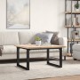 Mesa de centro marco O madera maciza pino y acero 90x90x45,5 cm de , Mesas de cocina y de comedor - Ref: Foro24-3282731, Prec...