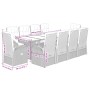 Set de comedor jardín 11 pzas con cojines ratán sintético negro de , Conjuntos de jardín - Ref: Foro24-3277631, Precio: 1,00 ...