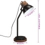Lámpara de escritorio negra 25 W E27 18x18x60 cm de , Lámparas - Ref: Foro24-371951, Precio: 67,37 €, Descuento: %