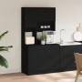 Mueble de cocina madera de ingeniería negro 95x50x180 cm de , Armarios de cocina - Ref: Foro24-3276533, Precio: 311,26 €, Des...