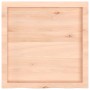 Tablero de mesa madera maciza roble sin tratar 60x60x(2-4) cm de , Tableros para mesas - Ref: Foro24-3156288, Precio: 66,65 €...