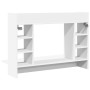 Escritorio de pared madera de ingeniería blanco 105x48x75 cm de , Escritorios - Ref: Foro24-847968, Precio: 93,70 €, Descuent...