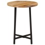 Mesa de centro hierro y madera maciza de mango 35x35x45 cm de , Mesas de centro - Ref: Foro24-371970, Precio: 45,54 €, Descue...