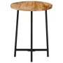 Mesa de centro hierro y madera maciza de mango 35x35x45 cm de , Mesas de centro - Ref: Foro24-371970, Precio: 45,54 €, Descue...