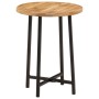 Mesa de centro hierro y madera maciza de mango 35x35x45 cm de , Mesas de centro - Ref: Foro24-371970, Precio: 45,54 €, Descue...