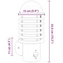 Lámpara de pared de exterior con sensor acero inoxidable de , Iluminación de exterior - Ref: Foro24-4006250, Precio: 41,24 €,...