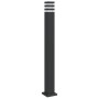 Lámpara de suelo de exterior aluminio negro 110 cm de , Iluminación de exterior - Ref: Foro24-4006397, Precio: 58,38 €, Descu...