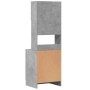 Mueble de cocina madera ingeniería gris hormigón 60x50x180 cm de , Armarios de cocina - Ref: Foro24-3276640, Precio: 200,27 €...
