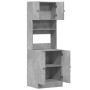 Mueble de cocina madera ingeniería gris hormigón 60x50x180 cm de , Armarios de cocina - Ref: Foro24-3276640, Precio: 200,27 €...