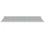 Toldo retráctil aluminio y tela gris antracita y blanco 5x3 m de , Toldos - Ref: Foro24-3216127, Precio: 645,28 €, Descuento: %
