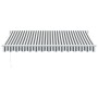 Toldo retráctil aluminio y tela antracita y blanco 3,5x2,5 m de , Toldos - Ref: Foro24-3216104, Precio: 225,47 €, Descuento: %