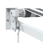 Toldo retráctil aluminio y tela antracita y blanco 3,5x2,5 m de , Toldos - Ref: Foro24-3216104, Precio: 225,47 €, Descuento: %