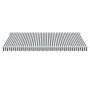 Toldo retráctil aluminio y tela gris antracita y blanco 4,5x3 m de , Toldos - Ref: Foro24-3216106, Precio: 314,13 €, Descuent...