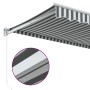 Toldo retráctil aluminio y tela gris antracita y blanco 4,5x3 m de , Toldos - Ref: Foro24-3216106, Precio: 314,13 €, Descuent...