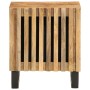 Mesita de noche de madera maciza de mango rugosa 40x34x46 cm de , Mesitas de noche - Ref: Foro24-377416, Precio: 70,45 €, Des...