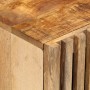 Mesita de noche de madera maciza de mango rugosa 40x34x46 cm de , Mesitas de noche - Ref: Foro24-377416, Precio: 70,45 €, Des...