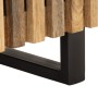 Mesita de noche de madera maciza de mango rugosa 40x34x46 cm de , Mesitas de noche - Ref: Foro24-377416, Precio: 70,45 €, Des...