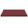 Toldo retráctil automático color burdeos 400x350 cm de , Toldos - Ref: Foro24-3215000, Precio: 457,32 €, Descuento: %