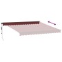 Toldo retráctil automático color burdeos 400x350 cm de , Toldos - Ref: Foro24-3215000, Precio: 457,32 €, Descuento: %