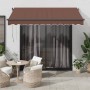 Toldo retráctil automático marrón 350x250 cm de , Toldos - Ref: Foro24-3310206, Precio: 420,02 €, Descuento: %