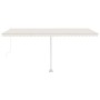 Toldo de pie retráctil manual crema 500x350 cm de vidaXL, Toldos - Ref: Foro24-3069657, Precio: 532,94 €, Descuento: %