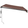 Toldo retráctil automático marrón 350x250 cm de , Toldos - Ref: Foro24-3310206, Precio: 420,02 €, Descuento: %