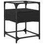 Mesita de noche madera de ingeniería negra 40x40x55 cm de , Mesitas de noche - Ref: Foro24-846074, Precio: 63,33 €, Descuento: %