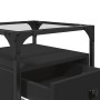 Mesita de noche madera de ingeniería negra 40x40x55 cm de , Mesitas de noche - Ref: Foro24-846074, Precio: 63,33 €, Descuento: %