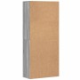 Aparador alto madera de ingeniería gris Sonoma 80x35x180 cm de , Taquillas y armarios de almacenamiento - Ref: Foro24-3276656...