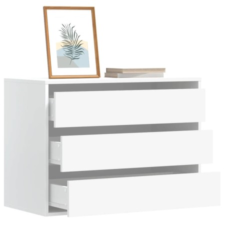 Cajonera de esquina madera de ingeniería blanca 80x41x58 cm de , Cajoneras - Ref: Foro24-852852, Precio: 145,95 €, Descuento: %