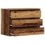 Cajonera de esquina madera de ingeniería envejecida 80x41x58 cm de , Cajoneras - Ref: Foro24-852859, Precio: 104,64 €, Descue...