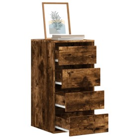 Cajonera de esquina madera ingeniería roble ahumado 40x41x76 cm de , Cajoneras - Ref: Foro24-852865, Precio: 92,14 €, Descuen...