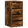 Cajonera de esquina madera ingeniería roble ahumado 40x41x76 cm de , Cajoneras - Ref: Foro24-852865, Precio: 92,14 €, Descuen...