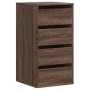 Cajonera de esquina madera ingeniería marrón roble 40x41x76 cm de , Cajoneras - Ref: Foro24-852867, Precio: 95,00 €, Descuent...