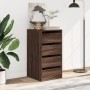 Cajonera de esquina madera ingeniería marrón roble 40x41x76 cm de , Cajoneras - Ref: Foro24-852867, Precio: 95,00 €, Descuent...