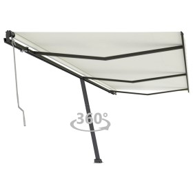 Toldo de pie automático crema 600x350 cm de , Toldos - Ref: Foro24-3069887, Precio: 866,90 €, Descuento: %