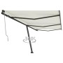 Toldo de pie automático crema 600x350 cm de , Toldos - Ref: Foro24-3069887, Precio: 866,90 €, Descuento: %