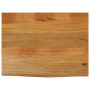 Tablero de mesa borde natural madera maciza mango 90x60x3,8 cm de , Tableros para mesas - Ref: Foro24-370597, Precio: 94,99 €...
