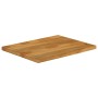 Tablero de mesa borde natural madera maciza mango 90x60x3,8 cm de , Tableros para mesas - Ref: Foro24-370597, Precio: 94,99 €...