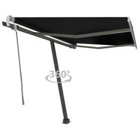 Manuell einziehbare Standmarkise anthrazitgrau 300x250 cm von vidaXL, Markisen - Ref: Foro24-3069699, Preis: 315,31 €, Rabatt: %